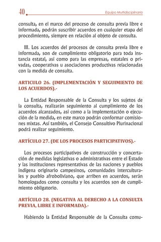 Anteproyecto ley de consulta