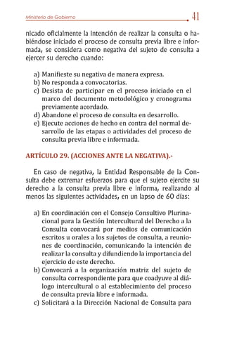 Anteproyecto ley de consulta