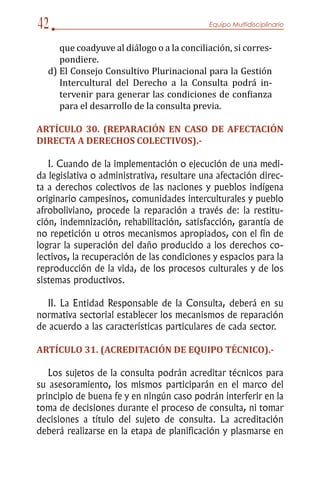 Anteproyecto ley de consulta