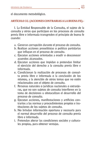 Anteproyecto ley de consulta