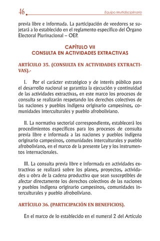 Anteproyecto ley de consulta