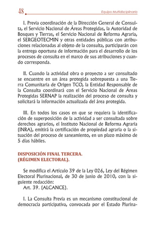 Anteproyecto ley de consulta