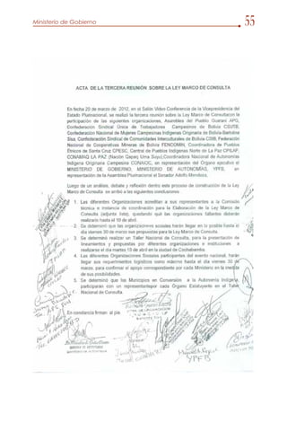 Anteproyecto ley de consulta