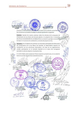 Anteproyecto ley de consulta