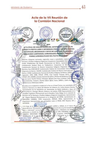 Anteproyecto ley de consulta