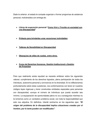 Anteproyecto La Dignidad Discapacitados