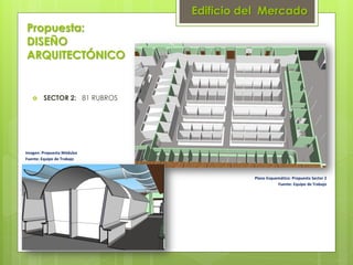 Anteproyecto revitalizacion mercado municipal de granada, nicaragua Slide 97