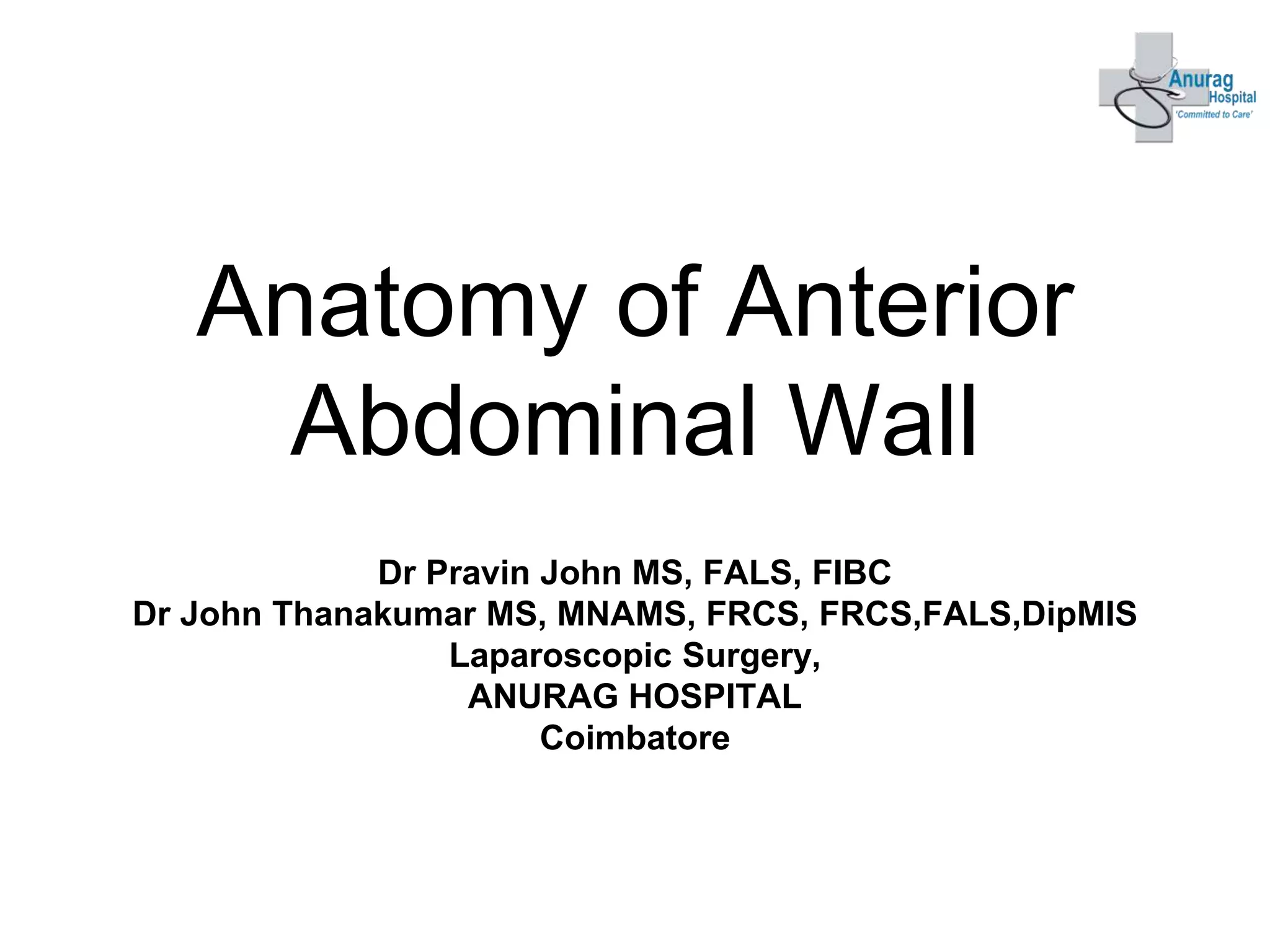 Ppt Anatomy Of Anterior Abdominal Wall Powerpoint PPT DISSECTION OF