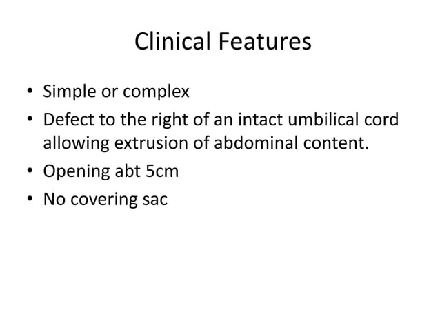 ANTERIOR ABDOMINAL WALL DEFECTS.pptx | Pregnancy | Reproductive Health