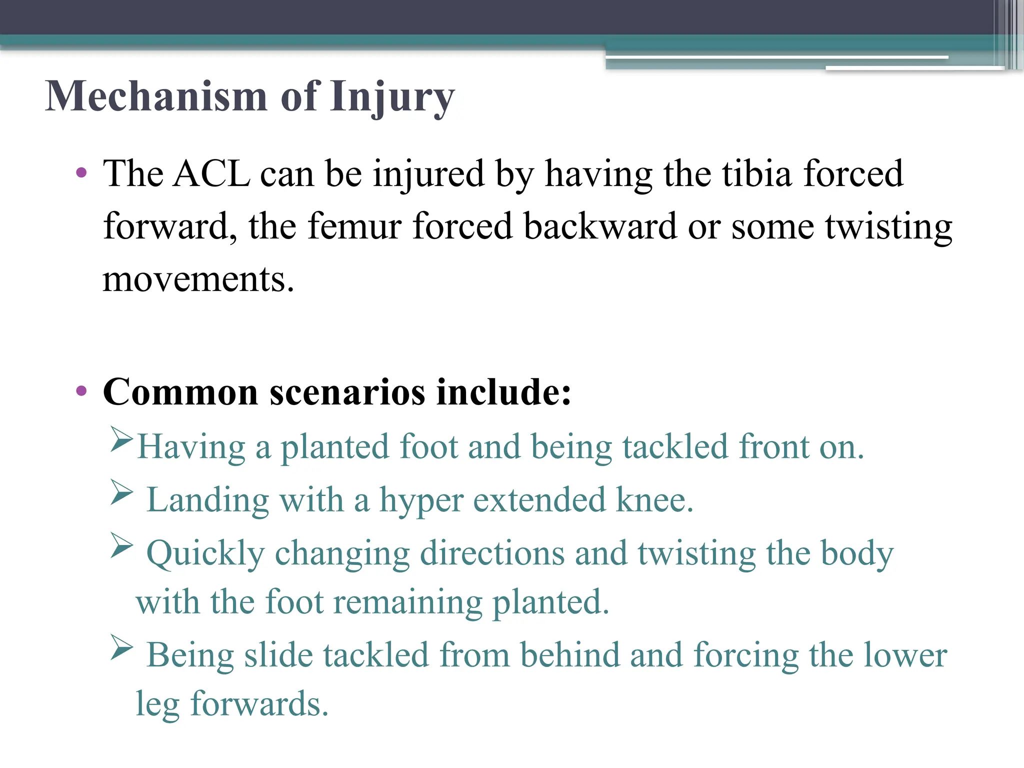 Anterior Cruciate Ligament Injuries.pptx