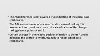 Antero-posterior cephalometric analysis. | PPTX