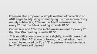 Antero-posterior cephalometric analysis. | PPTX