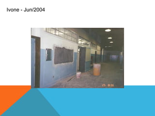 Sala dos Profesores
Set/2004
Reforma piso Sala dos
Professores Ago/2004
Atualmente parte da
cozinha e sala da
coordenação
 