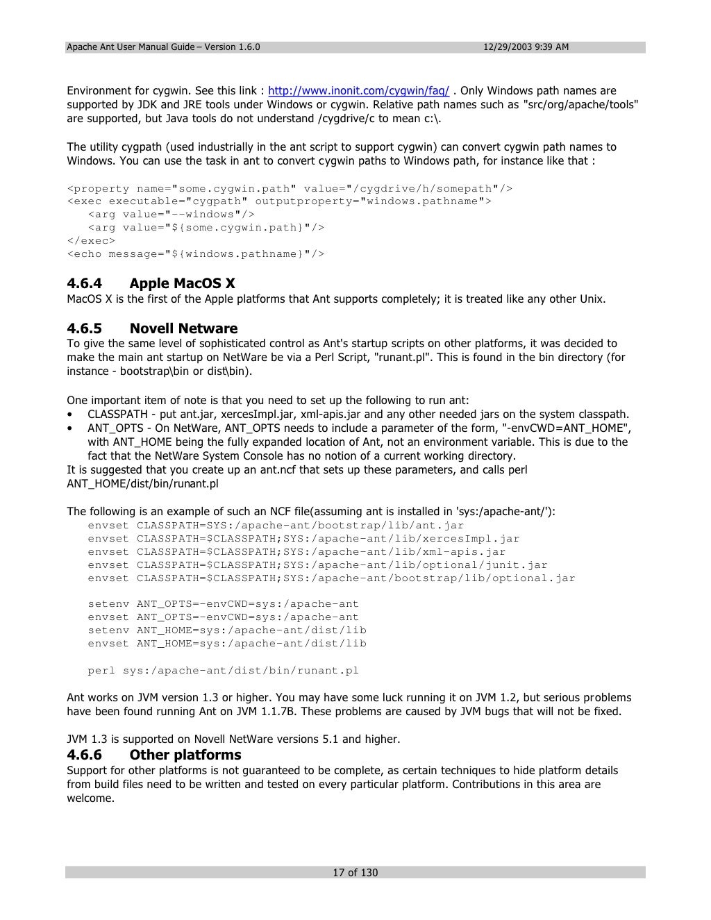 apache ant user manual apache ant user manual