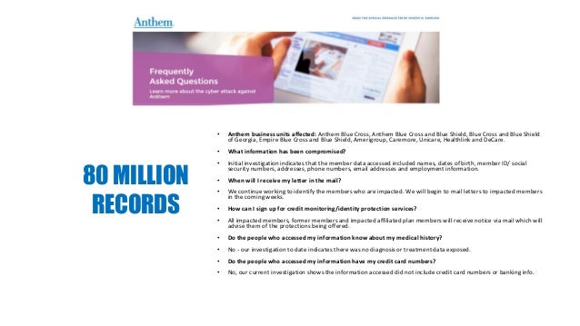 Anthem Data Breach