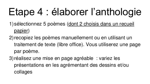 Anthologie poètique