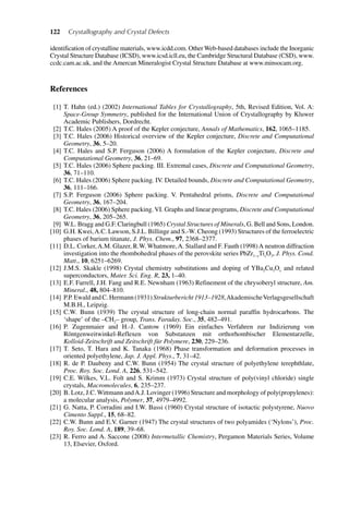 Crystal Database Anthony A. Kelly, Kevin M. Knowles - Crystallography and Crystal ...