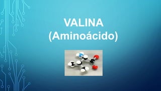 VALINA
(Aminoácido)
 