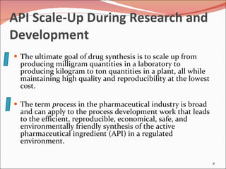 Anthony crasto scaleup techniques & pilot plant | PPT