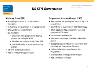 Why do we need KTNs?The silo mentality and the challenges of a digital society