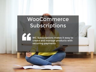 Building a Membership Site with WooCommerce Slide 32