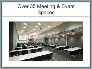 Over 35 Meeting & Event
Spaces

 