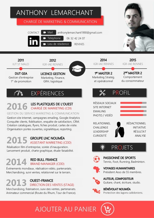 cv marketing