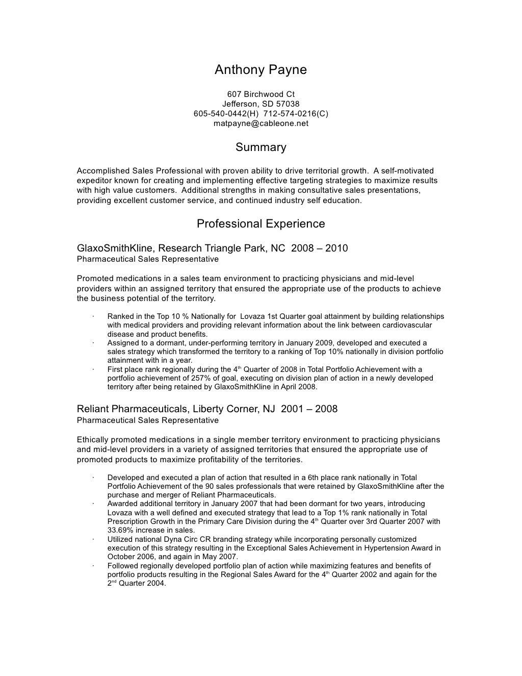Anthony Payne Resume Aug2 2 