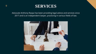 Anthony Raspin Advocate Anthony Raspa | PDF