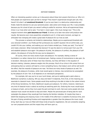 Anthony robbins awaken the giant within updated | PDF