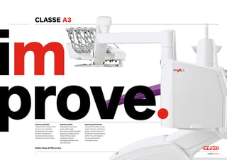 CLASSE A3 PLUS.2
CLASSE A3.
prove
im
Anthos Classe A3 Plus is here.
improve potential.
Classe A3 Plus: Anthos world
improv...