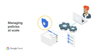 Managing
policies
at scale
 
