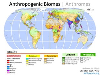 Anthropogenic Biomes for education (10/21/2022) | PPTX