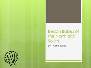 Beach Babes of
the North and
South
By: Rhett Baynes
 