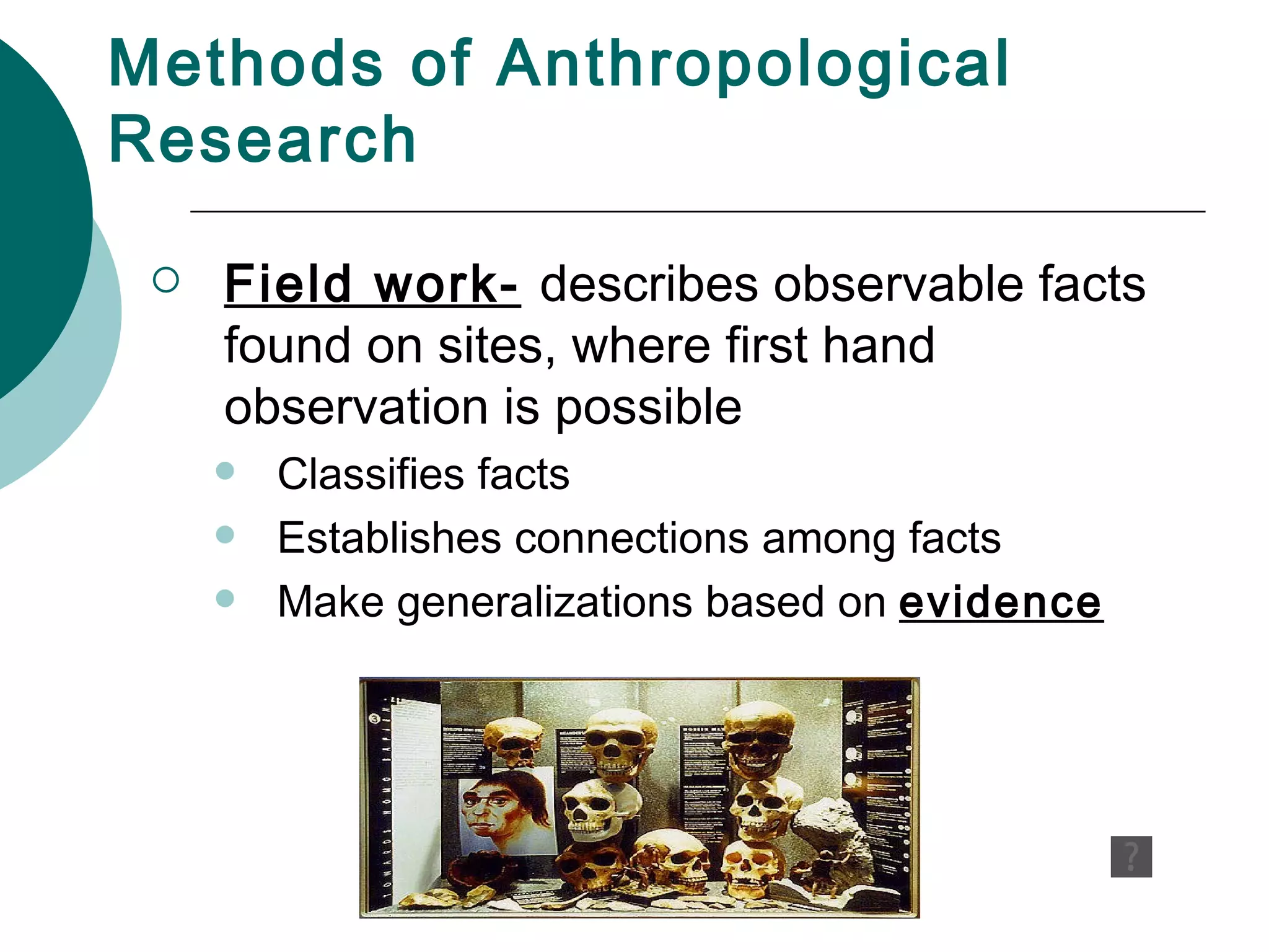 Anthropology intro and types | PPT