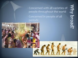 Anthropology power point slides | PPTX | Science
