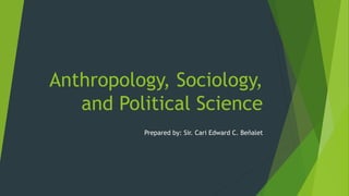 sociology anthropology