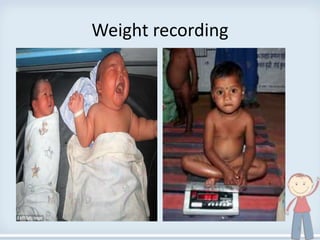 Weight recording
5
 