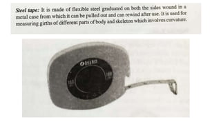 Anthropometry and Morphometry and their applications Dr Somashekar C.pptx