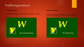 Anti aliasing | PPTX