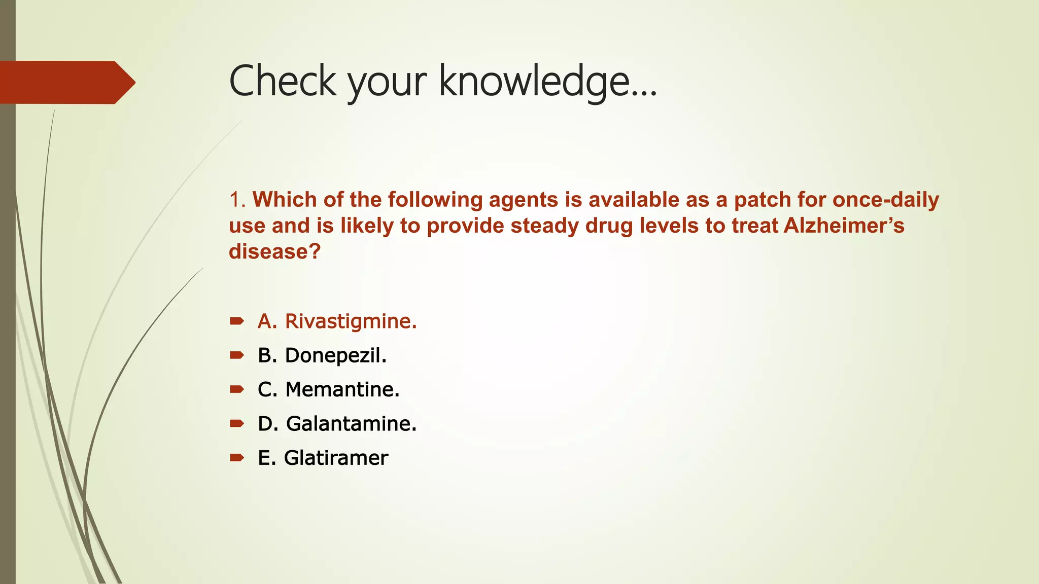 Anti alzheimer drugs | PPTX