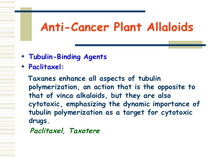 Anti cancer drugs