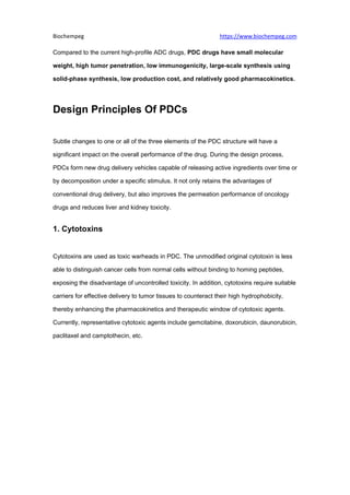 Anti cancer peptide drug conjugates (pd cs) an overview | PDF