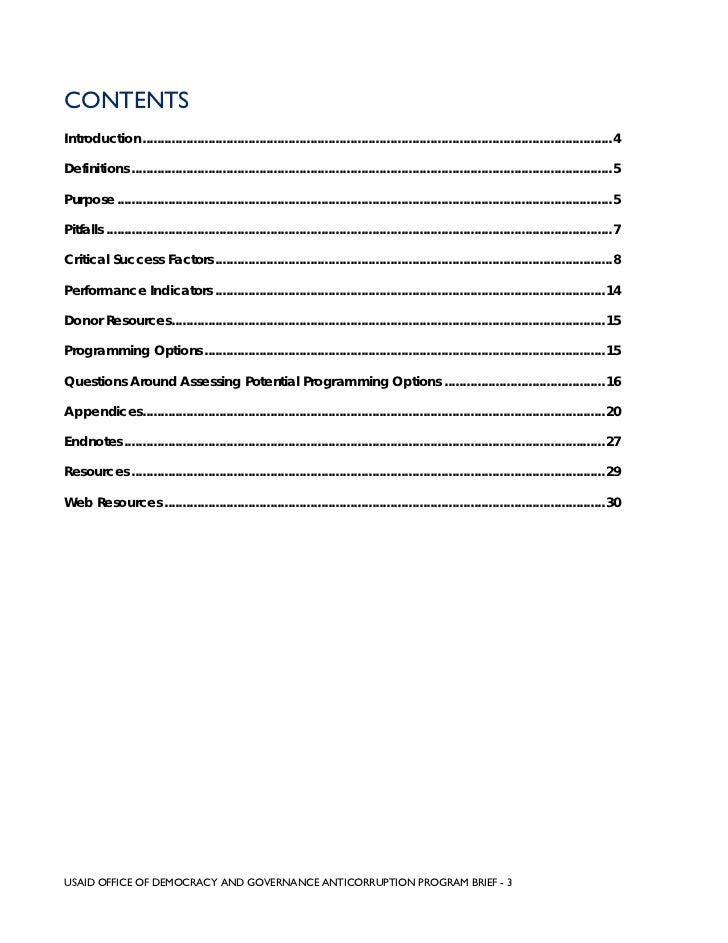Anti corruption agencies - purpose, pitfalls, success factors Slide 3