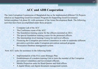Anti corruption commission of bangladesh and its success 08-02-2017 for ...