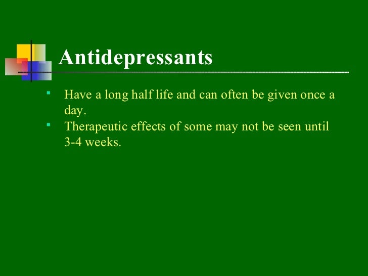 Anti depressants and mood stabilizers