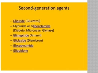 Comprehensive Overview of Anti-Diabetic Drugs and Insulin Therapies