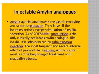 Comprehensive Overview of Anti-Diabetic Drugs and Insulin Therapies