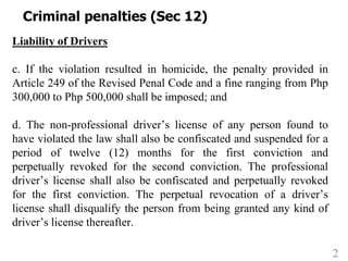 Anti-Drunk and Drugged Driving Act (RA 10586).pptx
