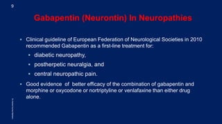 gabapentin good for inflammation
